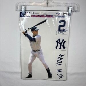 Derek Jeter 15"x12"‎ Ultra Decals 2 Reusable MLB Baseball New York Yankees
